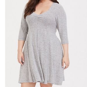 NWT Torrid Super Soft Fluted Dress